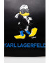 Karl Lagerfeld poseta x Disney culoarea negru - Pled.ro