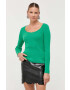 Karl Lagerfeld pulover femei culoarea verde light - Pled.ro