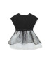 Karl Lagerfeld rochie bebe culoarea negru midi evazati - Pled.ro