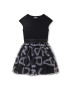 Karl Lagerfeld rochie fete culoarea negru mini evazati - Pled.ro