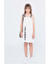 Karl Lagerfeld rochie fete culoarea alb mini oversize - Pled.ro