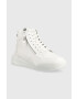 Karl Lagerfeld sneakers din piele Kapri Run culoarea alb - Pled.ro