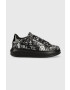 Karl Lagerfeld sneakers din piele KAPRI culoarea negru KL62569 - Pled.ro