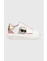 Karl Lagerfeld sneakers din piele KAPRI KC culoarea alb KL62570N - Pled.ro