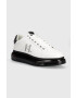 Karl Lagerfeld sneakers din piele KAPRI KUSHION culoarea alb KL52616D - Pled.ro