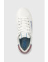 Karl Lagerfeld sneakers din piele Kapri Mens culoarea alb - Pled.ro