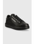 Karl Lagerfeld sneakers din piele KAPRI MENS culoarea negru KL52576 - Pled.ro