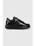 Karl Lagerfeld sneakers din piele KAPRI MENS culoarea negru KL52539S - Pled.ro