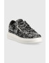 Karl Lagerfeld sneakers din piele KAPRI MENS culoarea negru KL52569 - Pled.ro