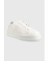 Karl Lagerfeld sneakers din piele MAXI KUP culoarea alb KL52215 - Pled.ro