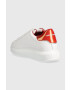 Karl Lagerfeld sneakers din piele Kl52536 Kapri Mens culoarea alb - Pled.ro