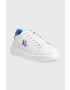 Karl Lagerfeld sneakers din piele Kl52536 Kapri Mens culoarea alb - Pled.ro