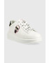 Karl Lagerfeld sneakers din piele KAPRI culoarea alb KL62547 - Pled.ro