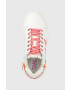 Karl Lagerfeld sneakers din piele KREEPER LO culoarea alb KL42372 - Pled.ro