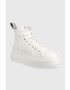 Karl Lagerfeld sneakers din piele MAXI KUP culoarea alb KL62255A - Pled.ro