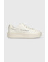 Karl Lagerfeld sneakers din piele MAXI KUP culoarea bej KL52223 - Pled.ro