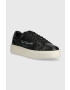 Karl Lagerfeld sneakers din piele MAXI KUP culoarea negru KL52215 - Pled.ro