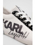 Karl Lagerfeld sneakers din piele SKOOL culoarea alb KL60111 - Pled.ro