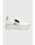 Karl Lagerfeld sneakers din piele VELOCITA MAX culoarea alb KL64930N - Pled.ro