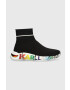 Karl Lagerfeld sneakers Quadra culoarea negru - Pled.ro