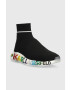 Karl Lagerfeld sneakers Quadra culoarea negru - Pled.ro