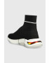 Karl Lagerfeld sneakers Quadra culoarea negru - Pled.ro