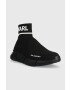 Karl Lagerfeld sneakers Quadro culoarea negru - Pled.ro