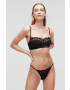 Karl Lagerfeld sutien culoarea negru dantela neted - Pled.ro