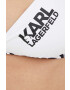 Karl Lagerfeld sutien de baie culoarea alb cupa rigidizata - Pled.ro