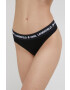 Karl Lagerfeld tanga (2-pack) culoarea negru - Pled.ro