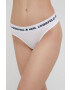 Karl Lagerfeld tanga (2-pack) culoarea alb - Pled.ro