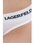 Karl Lagerfeld tanga (2-pack) culoarea alb - Pled.ro