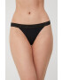 Karl Lagerfeld tanga culoarea negru transparent - Pled.ro