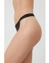 Karl Lagerfeld tanga culoarea negru transparent - Pled.ro