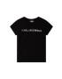 Karl Lagerfeld tricou copii culoarea negru - Pled.ro