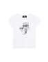 Karl Lagerfeld tricou copii culoarea alb - Pled.ro