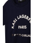 Karl Lagerfeld tricou copii culoarea albastru marin - Pled.ro