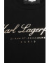 Karl Lagerfeld tricou copii culoarea negru cu imprimeu - Pled.ro