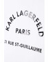 Karl Lagerfeld tricou de bumbac pentru copii culoarea alb - Pled.ro