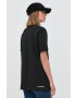 Karl Lagerfeld tricou din bumbac culoarea negru cu imprimeu - Pled.ro