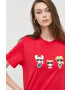 Karl Lagerfeld tricou din bumbac - Pled.ro