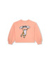 Kenzo kids bluza copii culoarea roz cu imprimeu - Pled.ro