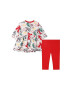 Kenzo kids compleu copii culoarea alb - Pled.ro