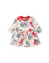 Kenzo kids compleu copii culoarea alb - Pled.ro