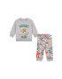 Kenzo kids compleu lounge culoarea gri - Pled.ro