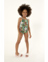 Kenzo kids Costum de baie copii culoarea verde - Pled.ro