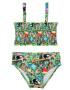 Kenzo kids costum de baie copii culoarea alb - Pled.ro