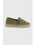 Kenzo kids espadrile copii culoarea verde - Pled.ro