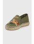 Kenzo kids espadrile copii culoarea verde - Pled.ro