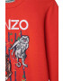 Kenzo kids hanorac de bumbac pentru copii culoarea rosu cu imprimeu - Pled.ro